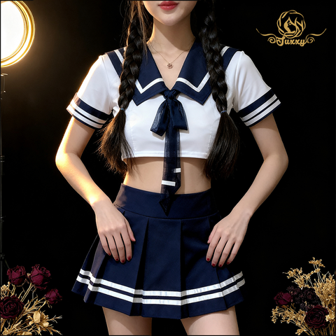 日系风👗学院风动漫水手服套装🏫