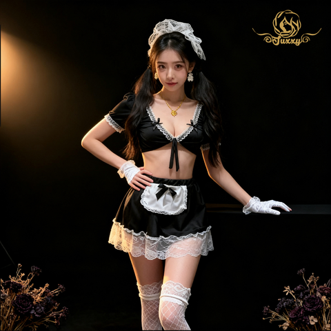 ชุดคอสเพลย์สาวใช้ 😝 สไตล์ยูนิฟอร์มสาวใช้น่ารัก 🖤
