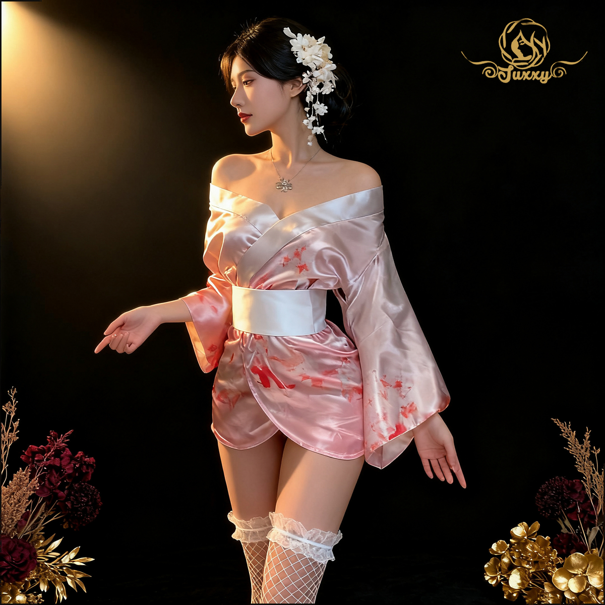 💞ชุดนอนไม่ได้นอน ชุด ชุดกิโมโนญี่ปุ่น ชุดตรุษจีน 👙 เกรดพรีเมี่ยมแท้