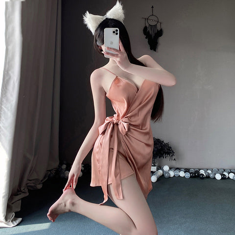 🩱 skin-friendly silk quality slip dress💖