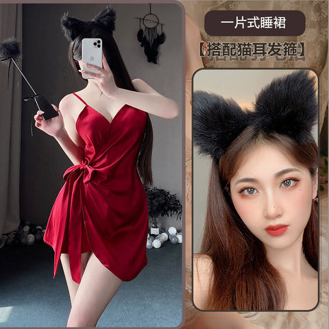 🩱 skin-friendly silk quality slip dress💖