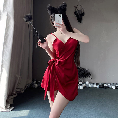 🩱 skin-friendly silk quality slip dress💖