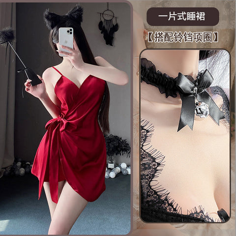 🩱 skin-friendly silk quality slip dress💖