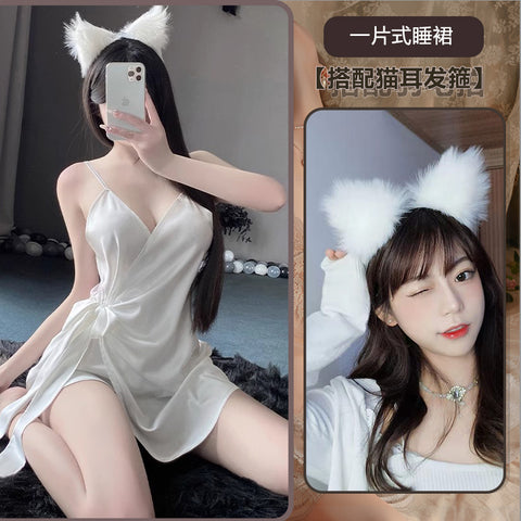 🩱 skin-friendly silk quality slip dress💖
