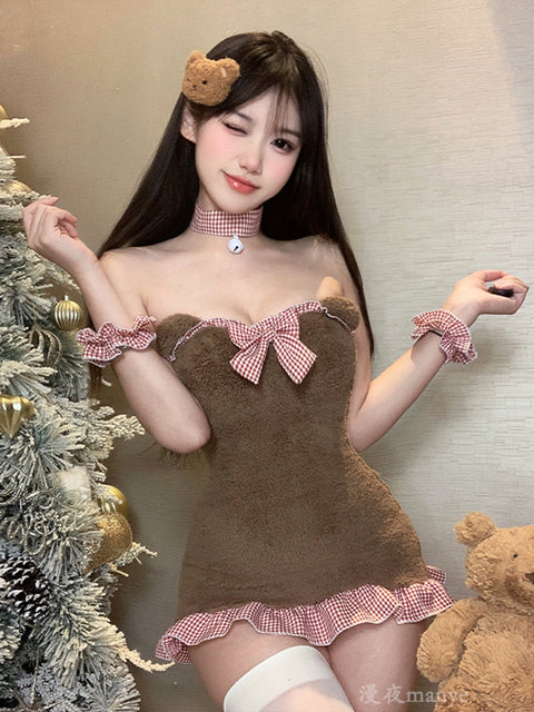 ชุดนอนไม่ได้นอน ชุดนอน 2 ชิ้น ชุดคอสเพลย์ ชุดฮาโลวีน 🎗️เกรดพรีเมี่ยมแท้