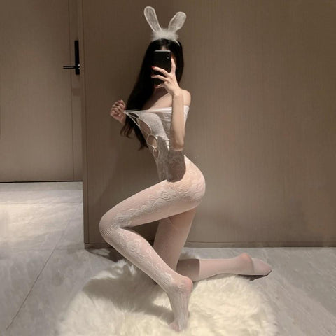 🕸️ เซ็ตถุงน่องตาข่าย · ยืดหยุ่นกระชับ เนื้อผ้าโปร่ง
