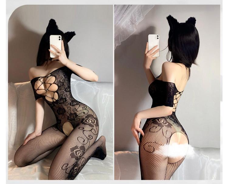 🕸️ เซ็ตถุงน่องตาข่าย · ยืดหยุ่นกระชับ เนื้อผ้าโปร่ง