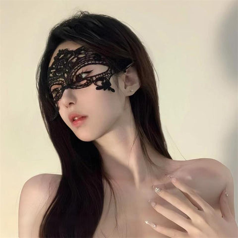 Mascot Blindfold Mesh Lace Halloween Costume, Affordable
